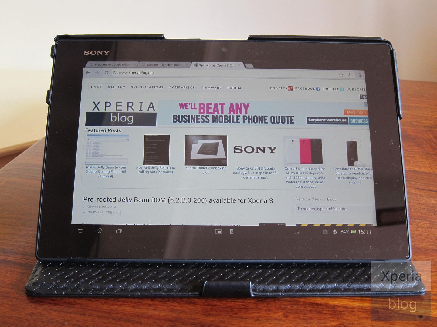 Noreve Xperia Tablet Z case review Xperia Blog